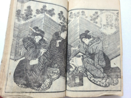 shunshoku tatsumi no sono Edo period novel Old Book Japan antique tamenaga - £67.04 GBP