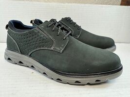 Johnston &amp; Murphy Jenkins Plain Toe Shoe, Black Nubuck, 10M US #35604 - $63.05