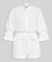 NWT La Vie Rebecca Taylor Eyelet Romper in Milk White One-Piece M $350 - £63.39 GBP