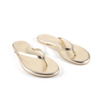 Solei Sea women&#39;s indie sandal in Metallic Gold - size 7 - £32.28 GBP