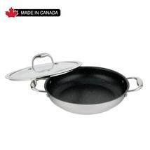 Accolade Stainless Steel 28cm/11&quot; Everyday Pan Non Stick Skillet with cover Meye - £79.75 GBP