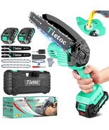 Tietoc Mini Chainsaw 6 Inch Cordless [With 2 Pcs\. 21V Batteries] [2024 ... - $86.93