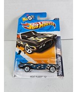 2012 Hot Wheels Heat Fleet &#39;70 Pontiac GTO Convertible #159 Blue &amp; White... - $5.23