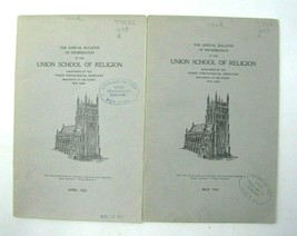 Lot 2 Vintage 1922 1923 Union Theological Seminary Bulletins Pamphlets A... - €4,27 EUR