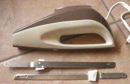 electric knife/carver vintage 2 blades that connect to make 1 blade works hamilt - £38.84 GBP