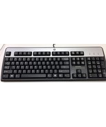 HP 9109 382641-001 382925-001 PS/2 Keyboard, Silver/Black - $41.01 CAD