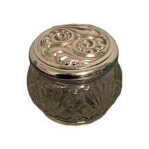 Vintage Avon Glass Vanity Jar - $8.00