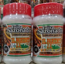 2X EL PARIENTE BEEF FAJITA SAZONADOR  SEASONING - 2 BOTTLES 7oz EA - FRE... - $19.41