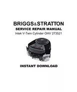 Briggs &amp; Stratton Intek V-Twin Cylinder OHV Service Repair Workshop Manu... - $332.12 MXN
