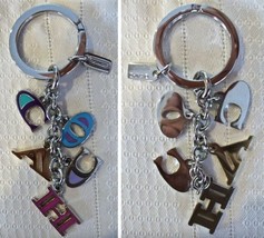 Coach 62741 Multi Letters Mix Keychain Key Fob C - O - A - C - H  NWOT - £38.53 GBP