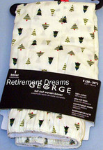 Mens S 28-30 Woven Boxer Shorts NEW Christmas Pine Tree Holiday Full cut Small - £7.19 GBP