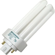 Sylvania 20882 CF26DT/E/IN/841/ECO 26-Watt 4100K 4-Pin Triple Tube CF Light Bulb - £8.59 GBP