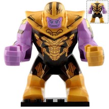 Large Thanos (Golden Armor) The Mad Titan - Avengers Endgame Minifigure Toy - £5.59 GBP