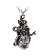 Alchemy Gothic Curse of the Undoll Pendant Medusa Snakes Wiccan Fine Pew... - $90.20 CAD