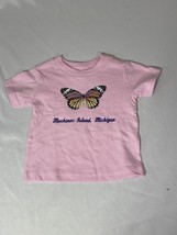 Baby girl Mackinac Island Michigan rhinestone butterfly t-shirt-sz 6 months - $9.50