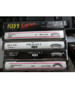 KISS Cassette Tapes Lot Of 5 Dynasty, Destroyer, Animalize, Alive II vol... - $32.54