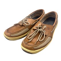 Sperry Men&#39;s Top-Sider Billfish 2-Eye Boat Shoes 0771253 Brown Leather S... - $34.64