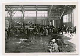 Cub Scouts Pack Kinross AFB Michigan Photo in Hangar with F-89D - £21.94 GBP