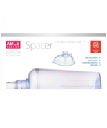 Able Spacer Anti-Bacterial Spacer + Medium Whistle Mask - $134.49 CAD