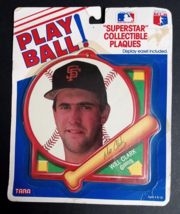 Superstar Collectible Plaques Tara Play Ball MLB Baseball Will Clark 1989 - £4.69 GBP