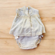Darling Vintage Alexis Handi Panti Baby Girl’s Yellow Top &amp; Diaper Cover... - €22,21 EUR