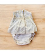 Darling Vintage Alexis Handi Panti Baby Girl’s Yellow Top &amp; Diaper Cover... - €22,31 EUR