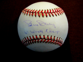 Bud Daley 1961 World Champs Ny Yankees Signed Auto Vintage Oal Baseball Jsa - £89.22 GBP