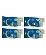 4 X Power Strip 1ft Extension Cord Heavy Duty 3 Prong Multi Electric Plu... - $33.83 CAD