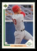 Vintage 1990 Upper Deck Top Prospect Baseball Card #66 Dave Staton Padres - £3.90 GBP