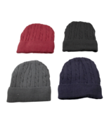 10  Pack Unisex Beanie Hats Flannel Lining Closeout Warm Winter Wholesal... - $33.59 CAD