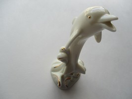 LENOX FIGURINE JUMPING DOLPHIN COLLECTIBLE 4 x 1.5 x 2 INCHES - £11.21 GBP