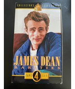 James Dean Rarities 4 VHS Tape Set Front Row Entertainment 1998 3 TV sho... - $9.99