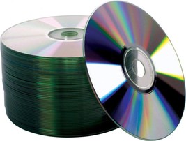 100 Pcs 52X Shiny Silver Top Blank Cd-R Cdr Recordable Disc Media 700Mb ... - £29.16 GBP