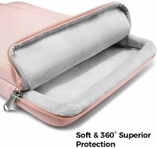 iPad Pro 12.9 2017 Sleeve Case Drop Protective Stylish Zippered Handle Bag Pink - £45.04 GBP
