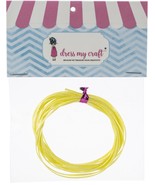 Dress My Crafts Satin Ribbon Twine 3m Yellow - $6.44