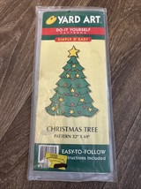 1998 Yard Art DIY Woodcraft Pattern YA30043 Christmas Tree Holiday - $166.20 MXN