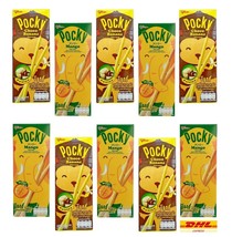 10 x Glico Pocky Biscuit Stick Coated Choco Banana & Mango Flavor Japanese Snack - $40.94
