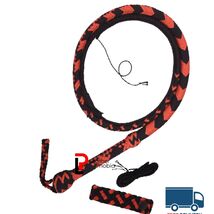 Nylon Paracord Bullwhip 4–12 Ft Horse Riding Training 12 Plait Bull whip... - $36.79+
