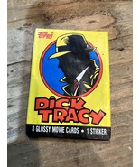 Topps Wax Pack Dick Tracy Trading Cards Glossy Movie Cards ONE PACK Sealed - $9.58 CAD