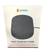 Einova Lava Stone 10W Dual Wireless Charging Pad for Qi Devices NEW - £33.66 GBP