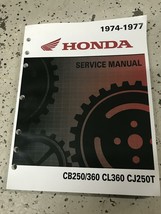 1974 1975 1976 1977 HONDA CB250 360 CL360 CJ250T CJ360T Service Shop Man... - $102.24