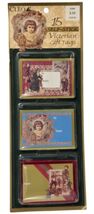 Cleo Gibson Greetings CVS Vintage Christmas Self Stick 15 Collectible Gi... - $7.91