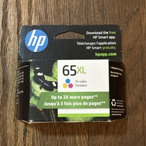 HP 65XL Genuine/Original Tri-Color Ink Cartridge EXP 06/2023 NEW Sealed - $18.76