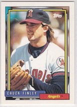M) 1992 Topps Baseball Trading Card - Chuck Finley #247 - $1.97