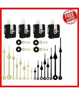 Clock Movement Replacement Kit - 4 Quartz Mechanisms &amp; Varied Clock Hands - $579.70 MXN