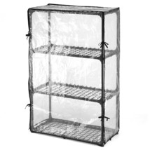 4-Shelf Wire Rack with Cover (1-Pack) - Durable Storage Organizer - $64.99