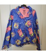 NEW w/ tags Spongebob 2 Pc Pajama Set Long Sleeve w/ Shorts Kids L Soft ... - €10,18 EUR