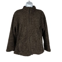 Black Diamond Women&#39;s Brown Fleece Full Zip Jacket Size L - £15.38 GBP
