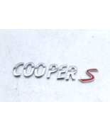 MINI COOPER S REAR TRUNK LID EMBLEM BADGE E5820 - $70.00 CAD