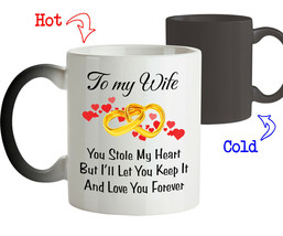 Funny Coffee Mug Love Gift for Wife You Stole My Heart But I Love You Fo... - $22.75+
